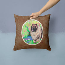 Load image into Gallery viewer, Keeshond Throw Pillow - 14x14 Decorative Pillow – Art for Your Home &amp; Patio 7074PW1414