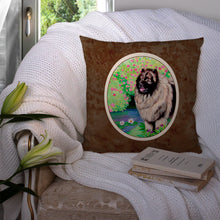 Load image into Gallery viewer, Keeshond Throw Pillow - 14x14 Decorative Pillow – Art for Your Home &amp; Patio 7074PW1414