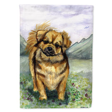 Load image into Gallery viewer, Tibetan Spaniel Flag Canvas House Size