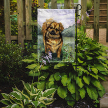 Load image into Gallery viewer, Tibetan Spaniel Garden Flag – Decorative Outdoor Yard Flag