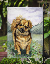 Load image into Gallery viewer, Tibetan Spaniel Garden Flag – Decorative Outdoor Yard Flag
