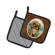Load image into Gallery viewer, Tibetan Spaniel Pot Holders - Set of 2 Decorative Kitchen Helpers | Made in the USA 7075PTHD