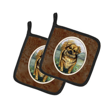 Load image into Gallery viewer, Tibetan Spaniel Pot Holders - Set of 2 Decorative Kitchen Helpers | Made in the USA 7075PTHD