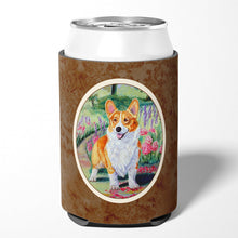 Load image into Gallery viewer, Pembroke Corgi Springtime Can or Bottle Hugger 7077CC