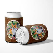Load image into Gallery viewer, Pembroke Corgi Springtime Can or Bottle Hugger 7077CC