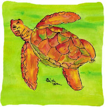 Load image into Gallery viewer, Turtle Decorative   Canvas Fabric Pillow
