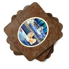 Load image into Gallery viewer, Shih Tzu Double Trouble Foam Coaster  7082FC