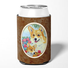 Load image into Gallery viewer, Corgi Momma loves Roses Can or Bottle Hugger 7084CC