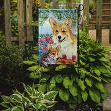 Load image into Gallery viewer, Corgi Momma's Love and Roses Garden Flag – Decorative Outdoor Yard Flag