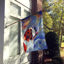 Load image into Gallery viewer, Saint Bernard Flag Canvas House Size