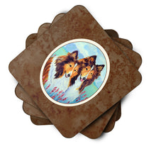 Load image into Gallery viewer, Sable Shelties Double Trouble Foam Coaster  7086FC