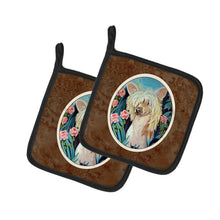 Load image into Gallery viewer, Chinese Crested Pot Holders - Set of 2 Decorative Kitchen Helpers | Made in the USA 7087PTHD