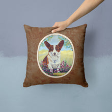 Load image into Gallery viewer, Cardigan Corgi Throw Pillow - 14x14 Decorative Pillow – Art for Your Home &amp; Patio 7088PW1414