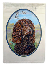 Load image into Gallery viewer, Irish Water Spaniel Garden Flag – Decorative Outdoor Yard Flag
