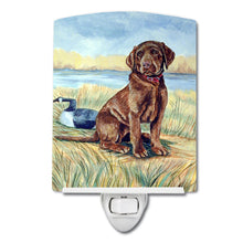 Load image into Gallery viewer, Chocolate Labrador Puppy  Ceramic Night Light 7090CNL