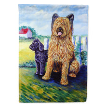 Load image into Gallery viewer, Briard Training Day for the puppy Flag Canvas House Size