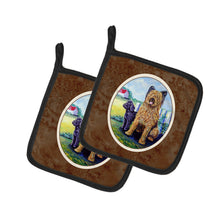 Load image into Gallery viewer, Briard Pot Holders - Set of 2 Decorative Kitchen Helpers | Made in the USA 7092PTHD
