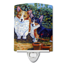 Load image into Gallery viewer, Cardigan and Pembroke Corgi Ceramic Night Light 7094CNL