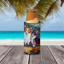 Load image into Gallery viewer, Cardigan and Pembroke Corgi Slim Can Hugger – Fun &amp; Functional Drink Coolers 7094MUK