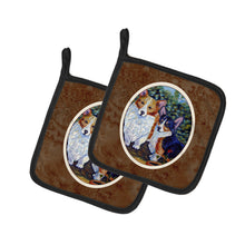 Load image into Gallery viewer, Cardigan and Pembroke Corgi Pot Holders - Set of 2 Decorative Kitchen Helpers | Made in the USA 7094PTHD