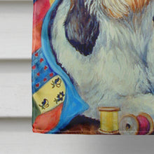 Load image into Gallery viewer, Petit Basset Griffon Vendeen PBGV Flag Canvas House Size