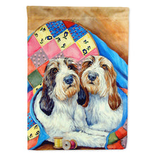 Load image into Gallery viewer, Petit Basset Griffon Vendeen PBGV Flag Canvas House Size