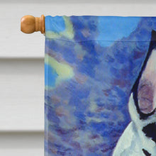 Load image into Gallery viewer, Great Dane Harlequin Dane at Sunset Flag Canvas House Size