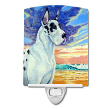 Load image into Gallery viewer, Harelquin Great Dane Ceramic Night Light 7098CNL