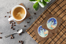 Load image into Gallery viewer, Harelquin Great Dane Foam Coaster  7098FC