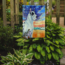 Load image into Gallery viewer, Great Dane Harlequin Dane at Sunset Garden Flag – Decorative Outdoor Yard Flag