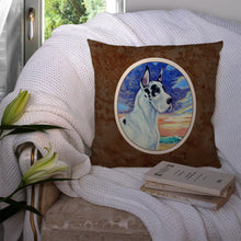 Load image into Gallery viewer, Harelquin Great Dane Throw Pillow - 14x14 Decorative Pillow – Art for Your Home &amp; Patio 7098PW1414