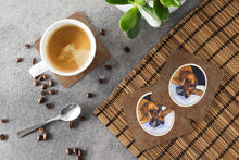 Load image into Gallery viewer, Natural Eared Fawn Great Dane Momma and Puppy Foam Coaster  7099FC