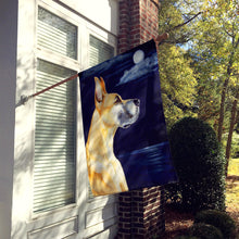 Load image into Gallery viewer, Fawn Great Dane in the Moonlight Flag Canvas House Size