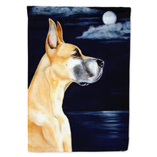 Load image into Gallery viewer, Fawn Great Dane in the Moonlight Flag Canvas House Size