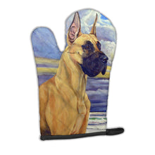 Load image into Gallery viewer, Fawn Great Dane at the beach Oven Mitt 7101OVMT