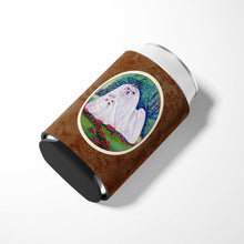 Load image into Gallery viewer, Maltese Momma and Puppy Can or Bottle Hugger 7104CC