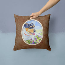 Load image into Gallery viewer, Jack Russell Terrier Throw Pillow - 14x14 Decorative Pillow – Art for Your Home &amp; Patio 7106PW1414