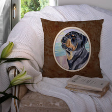 Load image into Gallery viewer, Rottweiler Throw Pillow - 14x14 Decorative Pillow – Art for Your Home &amp; Patio 7107PW1414