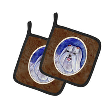 Load image into Gallery viewer, Maltese Pot Holders - Set of 2 Decorative Kitchen Helpers | Made in the USA 7108PTHD