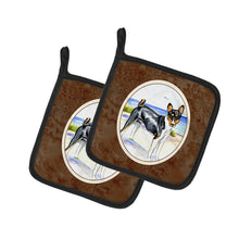 Load image into Gallery viewer, Basenji Pot Holders - Set of 2 Decorative Kitchen Helpers | Made in the USA 7109PTHD