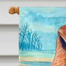 Load image into Gallery viewer, Chesapeake Bay Retriever Flag Canvas House Size