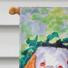 Load image into Gallery viewer, Clumber Spaniel Flag Canvas House Size
