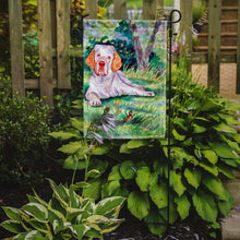 Load image into Gallery viewer, Clumber Spaniel Garden Flag – Decorative Outdoor Yard Flag