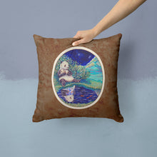 Load image into Gallery viewer, Panda Bear with Baby Throw Pillow - 14x14 Decorative Pillow – Art for Your Home &amp; Patio 7114PW1414