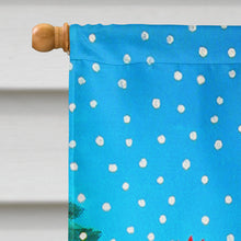 Load image into Gallery viewer, Snowman with Pug Flag Canvas House Size