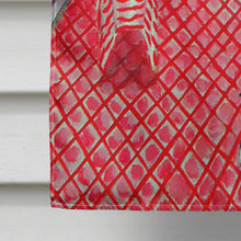 Load image into Gallery viewer, Lady with her Boston Terrier Flag Canvas House Size