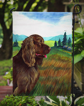 Load image into Gallery viewer, Sussex Spaniel Garden Flag – Decorative Outdoor Yard Flag