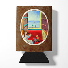 Load image into Gallery viewer, Italian Greyhounds and Violinist Can or Bottle Hugger 7126CC