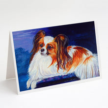 Load image into Gallery viewer, Papillon Greeting Cards -  Blank Note Cards – 8-Pack of Artist-Designed Cards with Envelopes