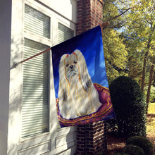 Load image into Gallery viewer, Lhasa Apso Flag Canvas House Size